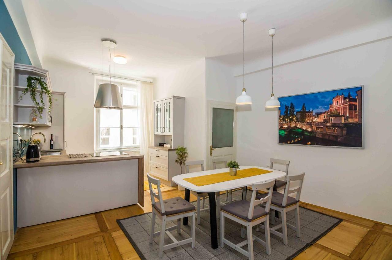 Elegant Central Apartment Ljubljana Extérieur photo